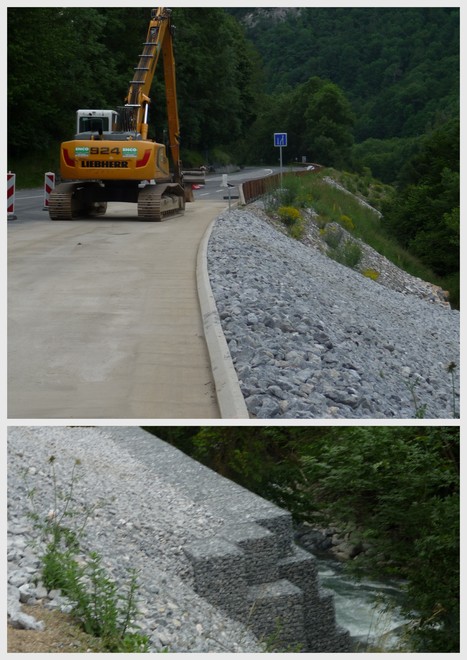 Travaux d'enrochement et de soutènement sur la RD 929 | Vallées d'Aure & Louron - Pyrénées | Scoop.it