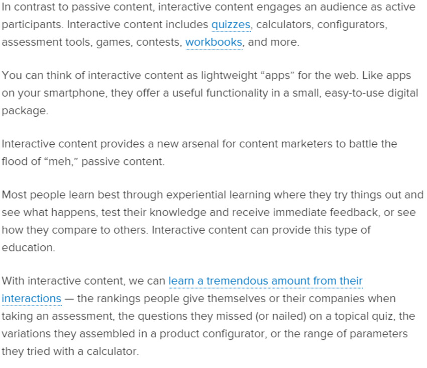 Why Interactive Content May Be the Most Exciting Marketing Tactic of 2015 - Copyblogger | The MarTech Digest | Scoop.it