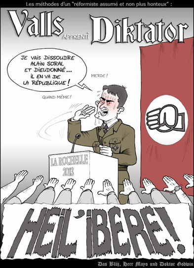 Manuel Valls tout fier de poser à côté d'un véritable néo-nazi ... Quand même ! | Toute l'actus | Scoop.it