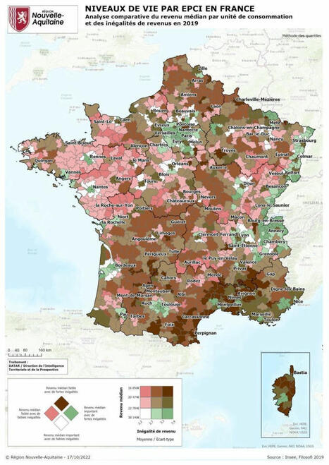 #vannes #france #revenu #economie #société #epci #carte #social #revenus | Maxime Blondeau | 20 comments | Lablachère, Sud Ardèche | Scoop.it
