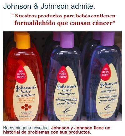 Johnson & Johnson admite: Nuestros productos para bebés contienen formaldehído que causan cáncer | PIENSA en VERDE | Scoop.it
