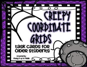 Halloween Math Center:  Creepy Coordinate Grids for Older Students | Digital Sandbox | Scoop.it