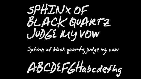 40+ High-Quality Hand-Drawn Fonts | ware[z]house v.2.1 | Scoop.it
