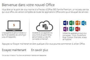 Test Microsoft Office 2013 : le point sur les nouveautés | Geeks | Scoop.it