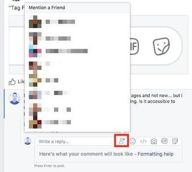Facebook teste un bouton pour identifier un ami dans un commentaire | Smartphones et réseaux sociaux | Scoop.it