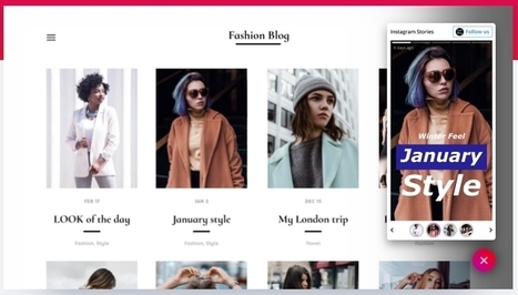 Fastory : un widget pour intégrer ses Stories #Instagram à son site web | Time to Learn | Scoop.it