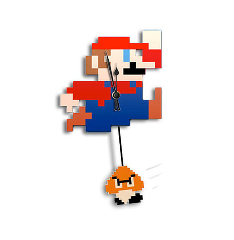 Mario Clock with Goomba Pendulum | All Geeks | Scoop.it