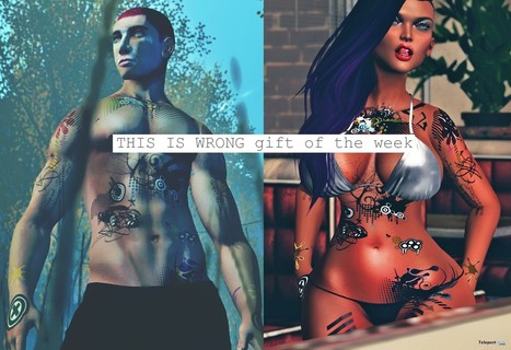 Urban Tattoo Unisex Gift by THIS IS WRONG | Teleport Hub - Second Life Freebies | Second Life Freebies | Scoop.it