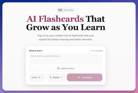 Figy: g&eacute;n&eacute;rer des flashcards gratuitement en quelques secondes | Veille &Eacute;ducative - L'actualit&eacute; de l'&eacute;ducation en continu | Scoop.it