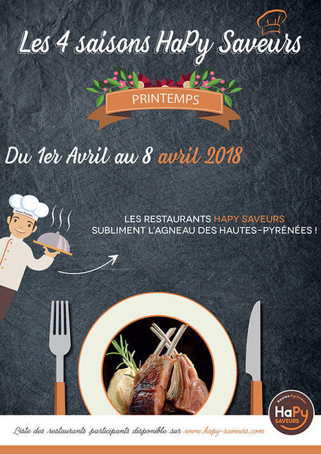 Pour Pâques, l'agneau des Hautes-Pyrénées est au menu des restaurateurs HaPy Saveurs | Vallées d'Aure & Louron - Pyrénées | Scoop.it