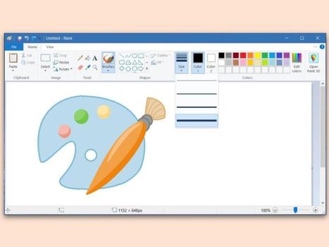 Mehr Pinsel in MS-Paint | Anwendung – Medien und Informatik | Scoop.it