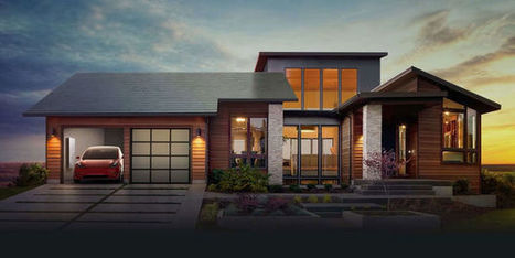 Tesla présente son toit de tuiles-panneaux solaires | Build Green, pour un habitat écologique | Scoop.it