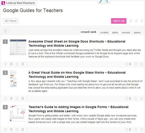 Interesting Guides on How to Use Google Services in Education | TIC & Educación | Scoop.it