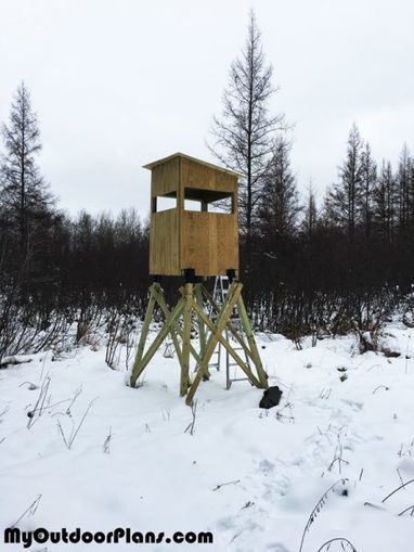 Diy 4x4 Deer Stand Myoutdoorplans Free Wood