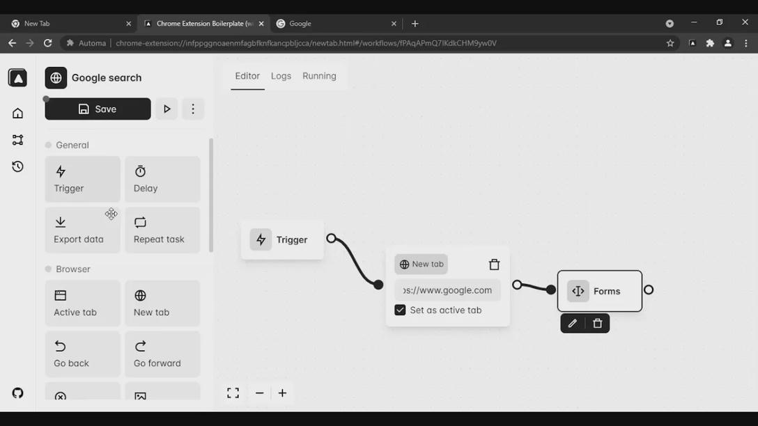 Automa A chrome extension for automating your...