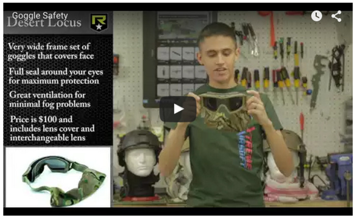 Goggle Safety - Protect those eyes, guys! - Xtreme Airsoft Video! | Thumpy's 3D House of Airsoft™ @ Scoop.it | Scoop.it