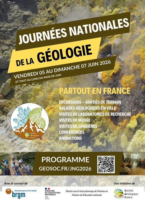 Journ&eacute;es nationales de la g&eacute;ologie 2026 | T&eacute;l&eacute;d&eacute;tection veille IST INRAE & AgroParisTech | Scoop.it