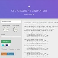CSS Gradient Animator | CSS3 & HTML5 | Scoop.it