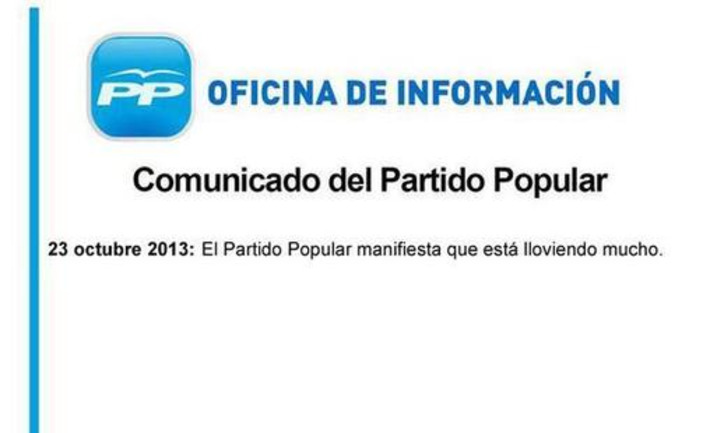 Twitter / Els_quatre_gats: Comunicado del Partido Popular ... | Partido Popular, una visión crítica | Scoop.it