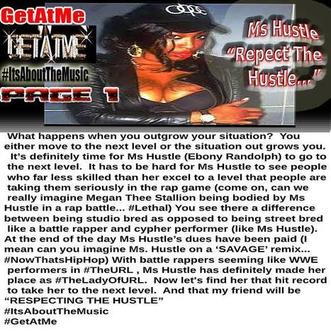 GetAtMe- Page 1 Ms Hustle "RESPECT THE HUSTLE" | GetAtMe | Scoop.it