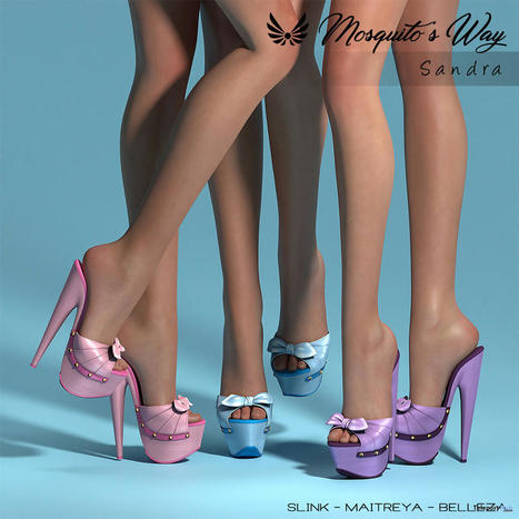 Sandra Heels August 2022 Group Gift by Mosquito&rsquo;s Way | Teleport Hub - Second Life Freebies | Second Life Freebies | Scoop.it