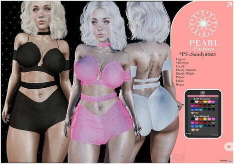 Sandy Top & Shorts Fatpack June 2025 Group Gift by Pearl Fashion | Teleport Hub - Second Life Freebies | Teleport Hub | Scoop.it
