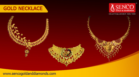 Light Weight Senco Gold Necklace Designs With Price