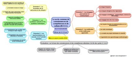 Le socle commun de connaissances, de comp&eacute;tences et de culture 2015 | Cartes mentales | Scoop.it