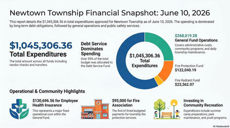 Analysis of the 10 June 2026 #NewtownPA Bills List Analysis&nbsp; | Newtown News of Interest | Scoop.it