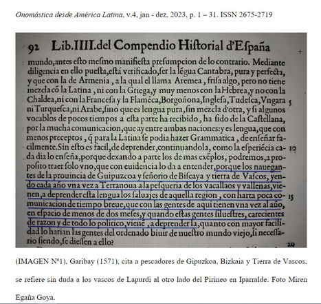 Toponimia vasca en la costa atlántica de Canadá –siglos XVI-XVIII | e-onomastica | Scoop.it