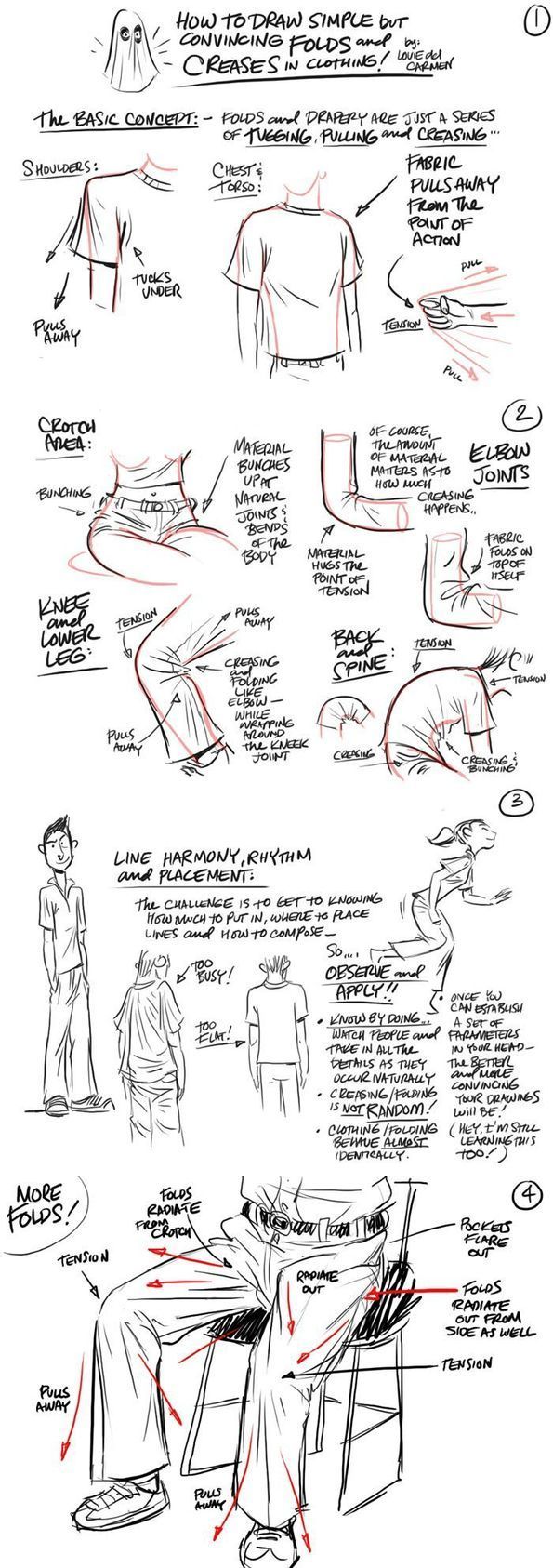 fabric folds reference