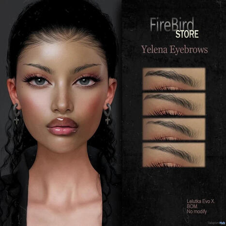 Yelena Eyebrows July 2026 Group Gift by FireBird | Teleport Hub - Second Life Freebies | Second Life Freebies | Scoop.it