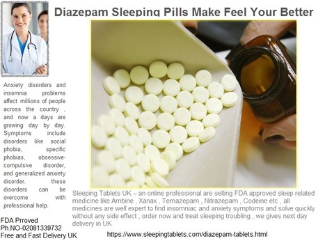 valium doses for sleep