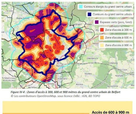 Cartographie num&eacute;rique: M&eacute;thode d&rsquo;estimation de l&rsquo;acc&egrave;s aux am&eacute;nit&eacute;s environnementales en milieu urbain | ESPACES VEGETALISES URBAINS | Scoop.it