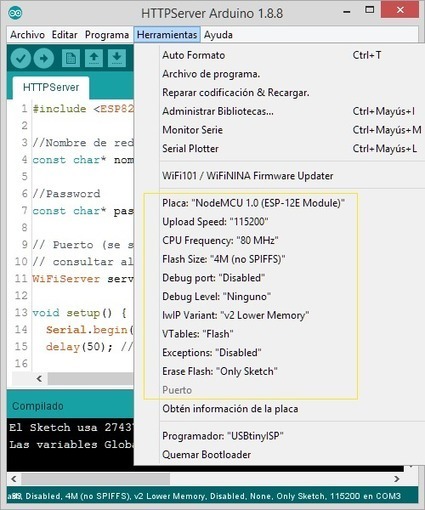 Servidor web básico NodeMCU con IDE de Arduino | Robots Didácticos | TECNOLOGÍA_aal66 | Scoop.it