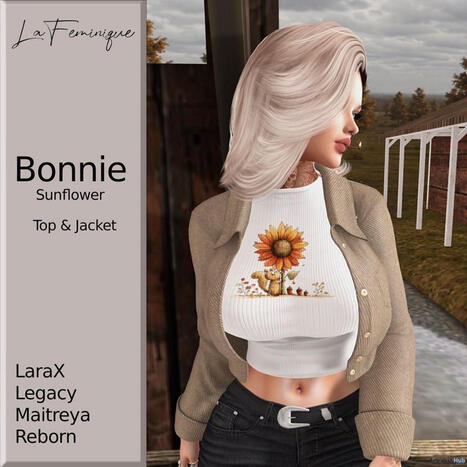 Bonnie Top & Jacket September 2026 Group Gift by La Feminique | Teleport Hub - Second Life Freebies | Second Life Freebies | Scoop.it