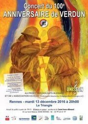 Concert du 100e anniversaire de la bataille de Verdun à Rennes | Autour du Centenaire 14-18 | Scoop.it