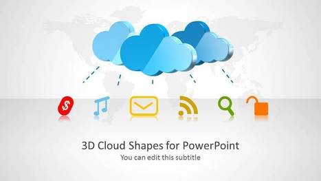 3D Cloud Shapes for PowerPoint - SlideModel | PowerPoint Presentation Library | Scoop.it
