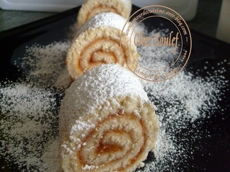 recette gateau roulé pour buche - Amour de cuisine | recettes pour le dessert : gateaux, desserts et patisseries, boissons rafraichissantes ou boissons chaudes selon la saison | Scoop.it