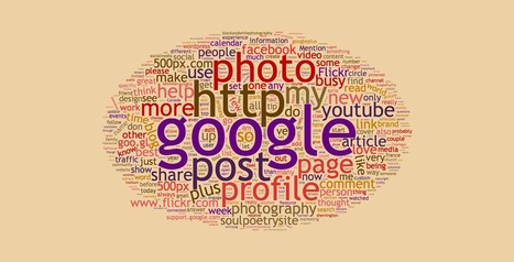 Turn your social media profile into a word cloud with this tool | Notebook or My Personal Learning Network | Scoop.it