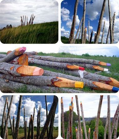 'Color pencils' by Jonna Pohjalainen | Art Installations, Sculpture, Contemporary Art | Scoop.it