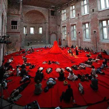 Aamu Song: "The Reddress" | Art Installations, Sculpture, Contemporary Art | Scoop.it