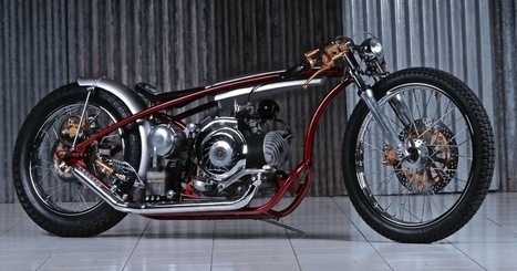 Hardtail Vespa Chopper | Cafe racers chronicles | Scoop.it