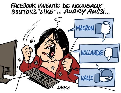 Dessin de presse: nouveaux boutons "Like" de Facebook | Intelligence Web | Scoop.it