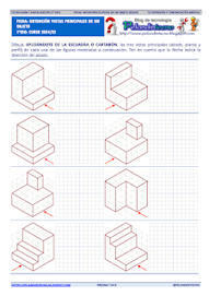 Ficha : Trazado de vistas principales de un objeto 1ºESO Curso 2024/25 | tecno4 | Scoop.it