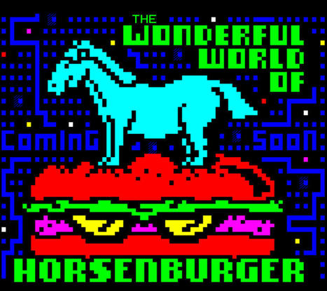 Teletext Pixel Art | Horsenburger's Teletext Art | United Kingdom | ASCII Art | Scoop.it