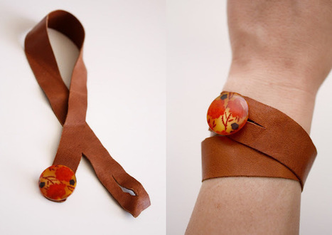 leather wrap cuff - Diy & Crafts | Arts & Crafts | Scoop.it