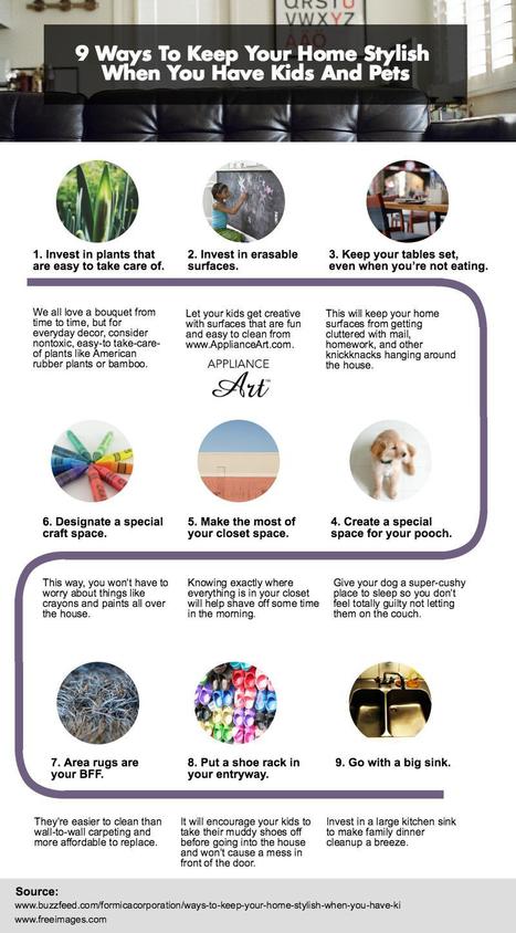9 Simple Ways to Keep Home Stylish When you have Kids and Pets | All Infographics | Scoop.it