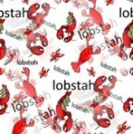 lobster Boston Lobstah Print fabric by rpresence for sale on Spoonflower - custom fabric, wallpaper and wall decals | Boston, you're my home | Scoop.it