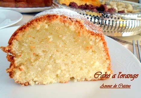 Cake A L Orange Et Noix De Coco Plats Et Rece